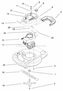 Part Location Diagram of 44-2750 Toro Primer Body
